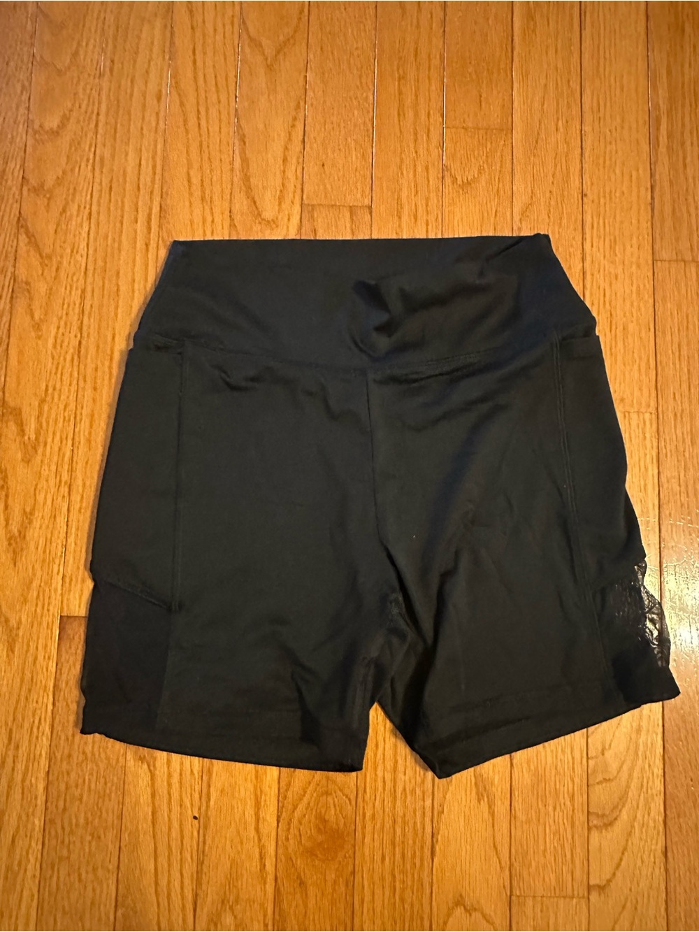 PINK Victoria's Secret Black High-Waist Bike Shorts